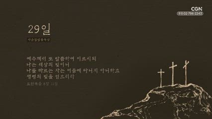 29편 요한복음 8장 12절